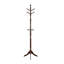 Portemanteau classique en bois brun foncé-574324581