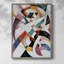 ABSTRACT Series LXVII, reproduction encadrée - bois massif-287539804