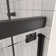 50-54 In. W X 72 In. H Semi-Frameless Double Sliding Shower Door In Matte Black With 1/4 In. Tempered Clear Glass