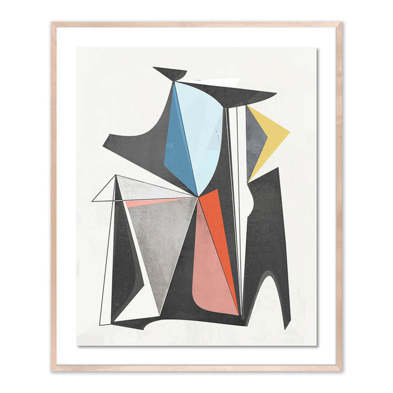 M7V2 Print by Bangbouh Studio, Natural, 48" H x 40" W x 2.5" D