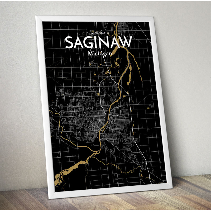 Saginaw - No Frame Print, 43.2cm H x 27.9cm W x 0.13cm D