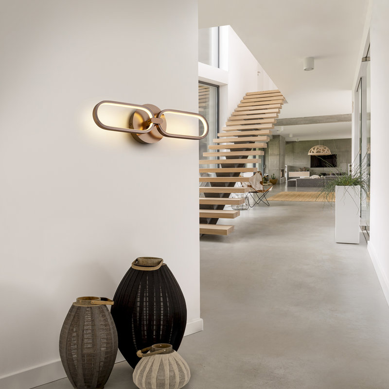 Mercedes LED Up & Downlight, Gold