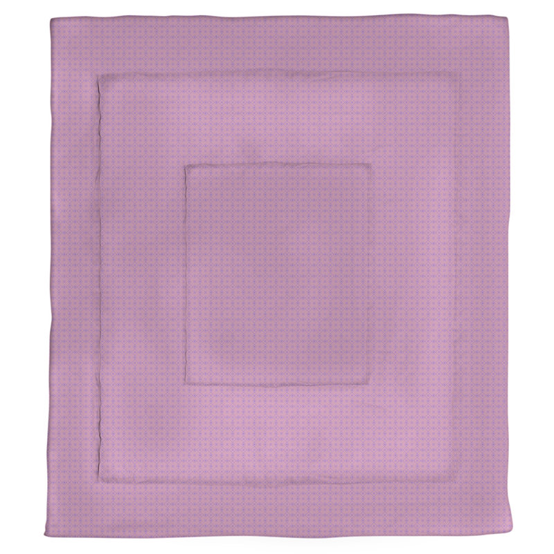 Édredon réversible Katelyn Elizabeth, Édredon grand, Rose/mauve