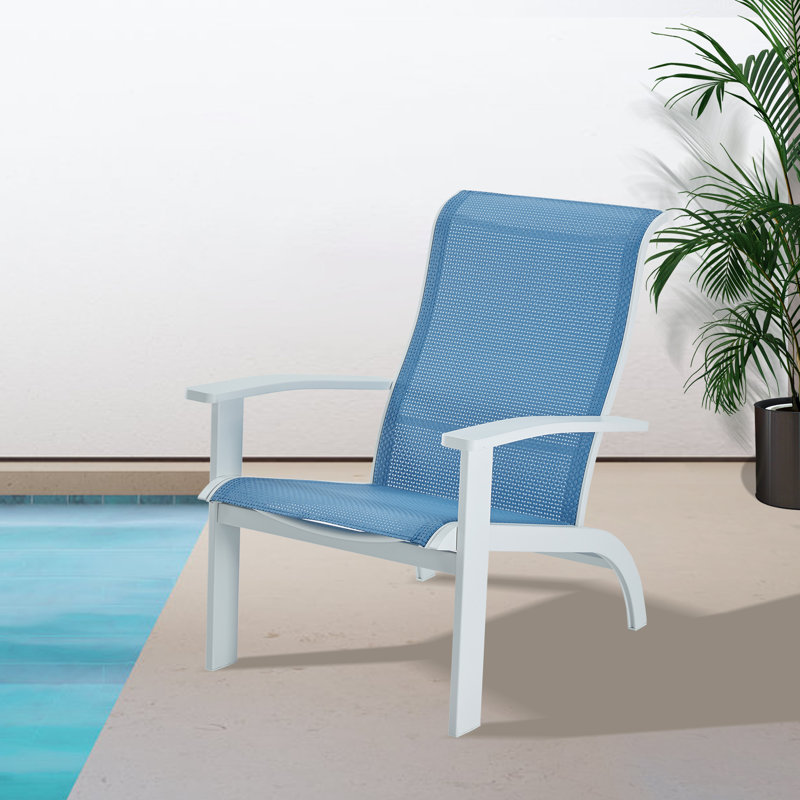 Chaise Adirondack pour l'extérieur, Bleu