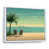 White Floater Framed
