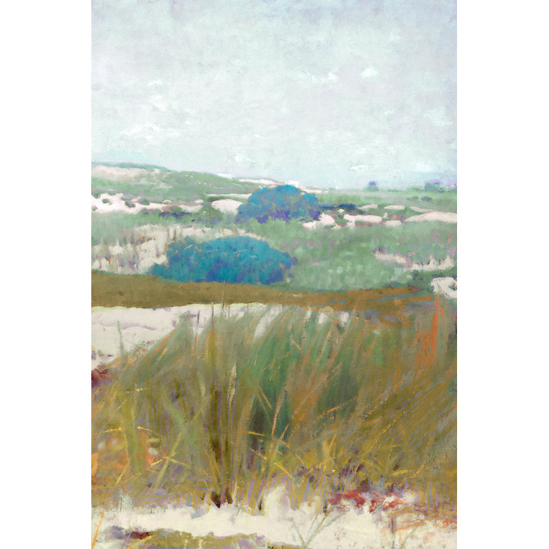 «Hues Of Indgio I» par Steve Hunziker, H 36 po x l 24 po x P 1,25 po