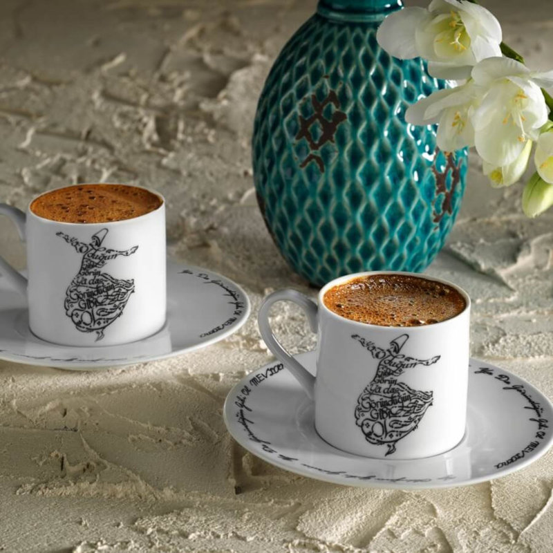 Tasse à café et soucoupe Cinthia