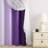 Ombre Blackout Curtains 4 Pcs Set Mix & Matched - 2 Pcs Leaf Sheer Lace Sheer & 2 Pcs Ombre Blackout Room Darkening Window Curtains for Bed Room Living Room 84 Inch Long Grommet Thermal Insulated Sunlight Blocking Noise Reducing Purple Color-447374049-447374055