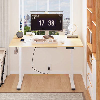 Adjustable Standing Desk, Whole-Piece Desktop