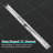 24 In. Stainless Steel Linear Shower Drain With Square Pattern Surface