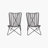 Trudell Outdoor Armless Lounge Chair-1983435955