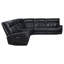 Canapé modulaire inclinable en cuir Drumrankin