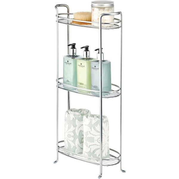 Rebrilliant Lanae Steel Freestanding Bathroom Shelves | Wayfair