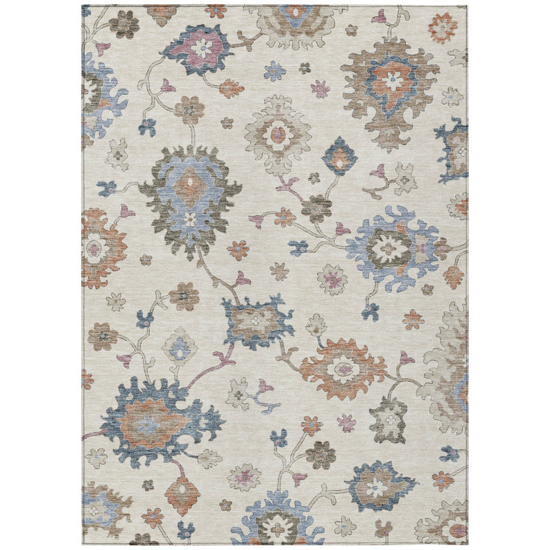 Machine Washable Indoor/Outdoor Segin ACN1218 Rug, Rectangle 1'8" x 2'6"