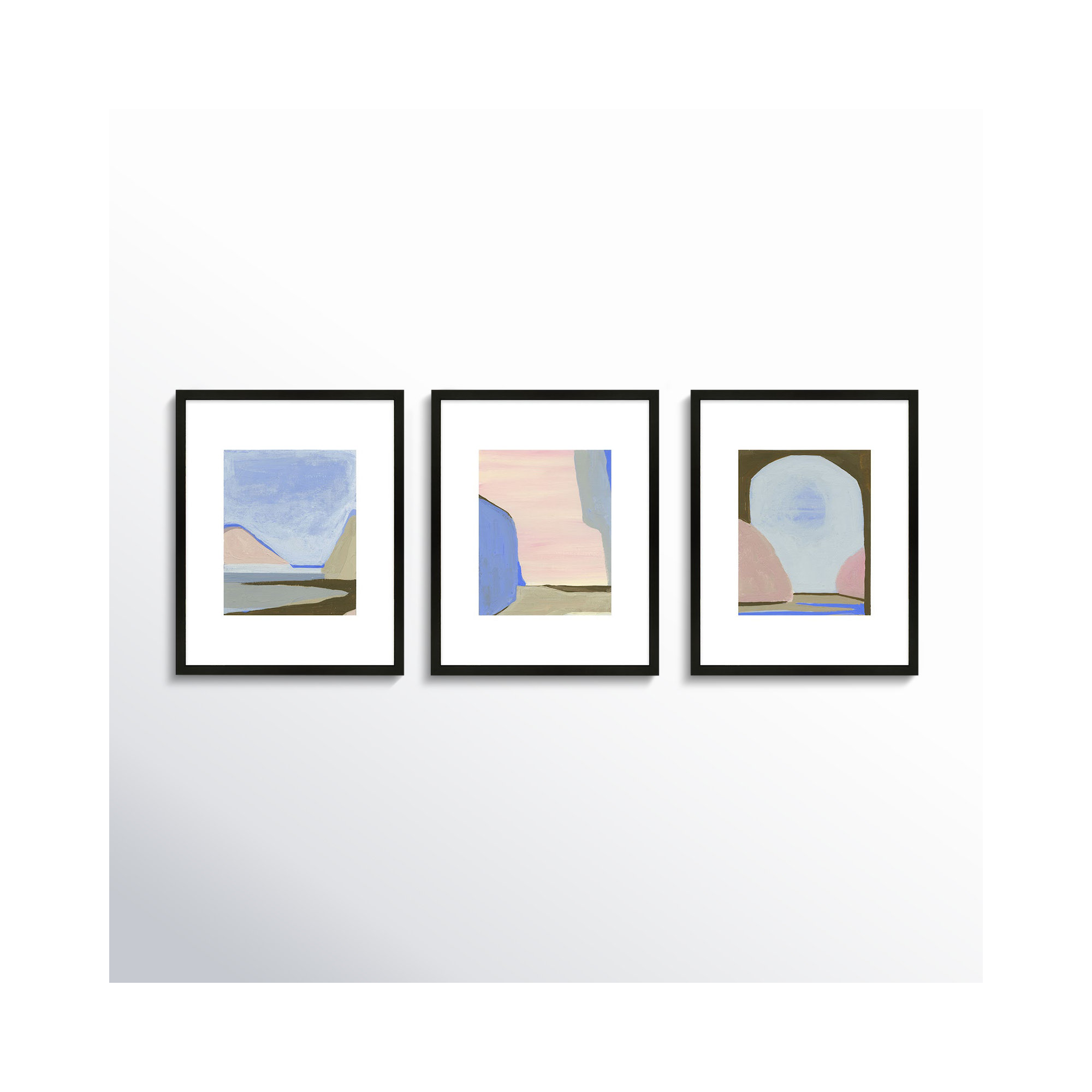 Morning Sky by Andrea Stokes, 20" H x 16" W, Black Framed