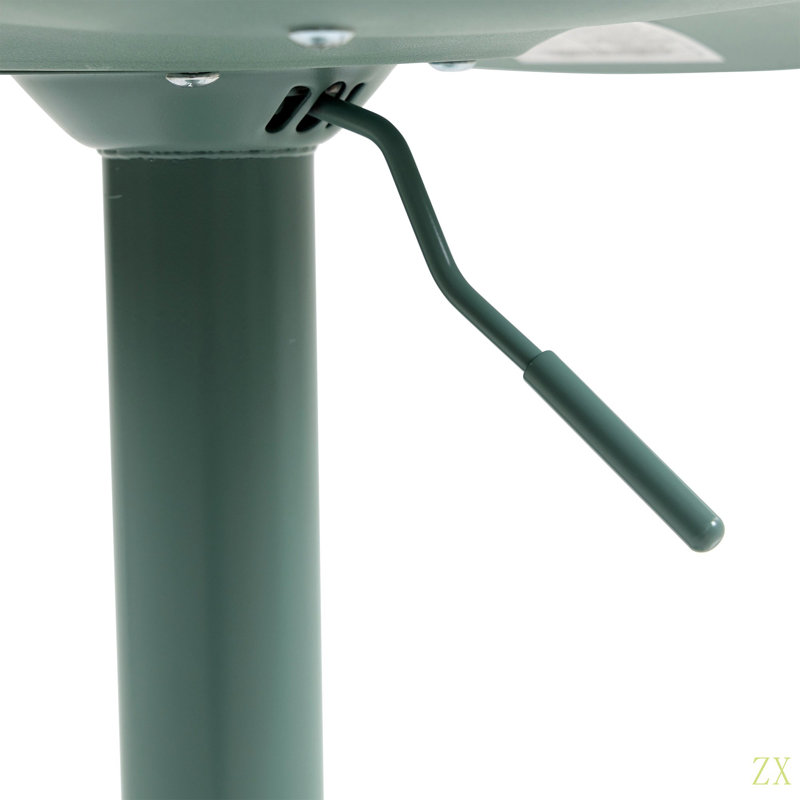 Ensemble de tabourets de bar 2 tabourets de bar pivotants à hauteur réglable avec dossier, chaises d'îlot de cuisine en cuir polyuréthane sans accoudoirs, grande base robuste pour la maison / le bar / le restaurant