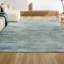 Tapis turquoise / crème Alvieri-211034120