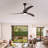 52" Ceiling Fan, Indoor Outdoor Ceiling Fan With Light With Remote Control, Noiseless Reversible Motor, 6 Speed ,3 Color , For Patio Living Room, Bedroom, Office,Indoor-1303491114