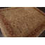 Tapis oriental oriental en laine nouée à la main 250 KPSI Agra de 7 pi 8 po x 9 pi 10 po beige / gris / rouille