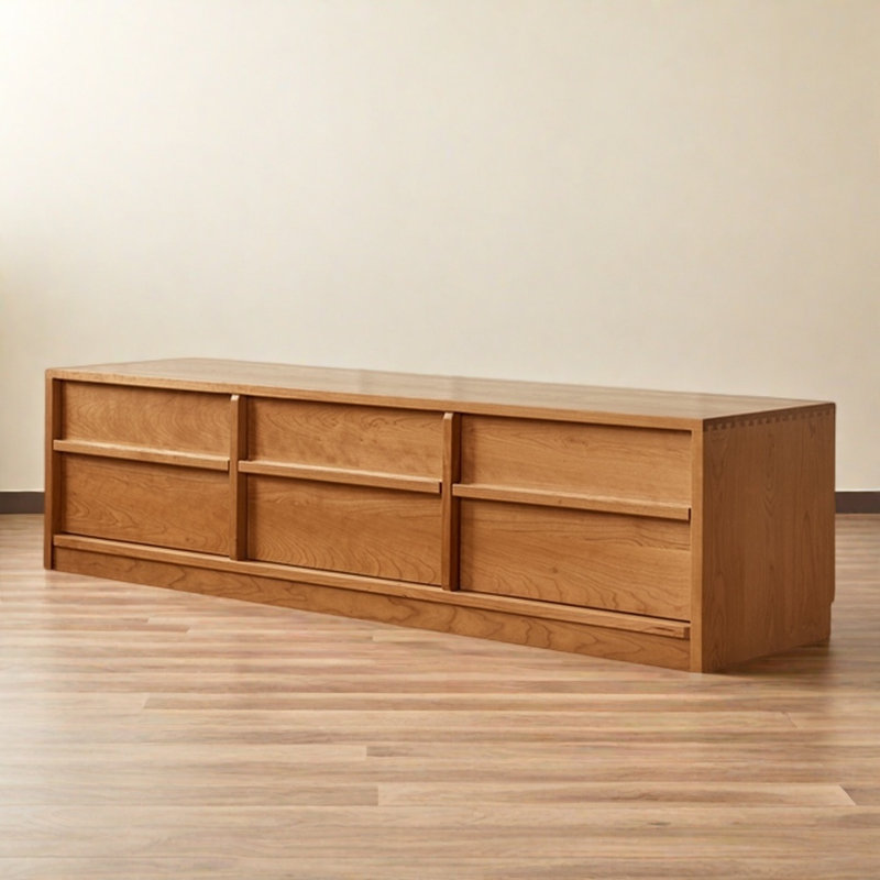 Simple Solid Wood TV Cabinet