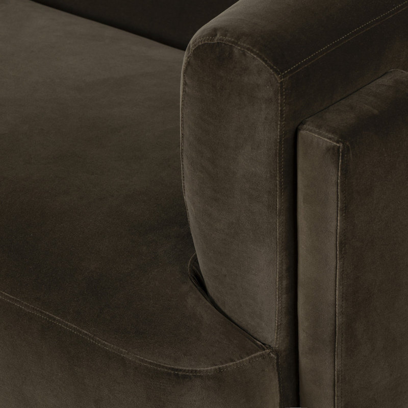 Hartley 95" Sofa, Surrey Olive Velvet
