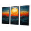 Sunrise - ensemble de décorations murales Op Art-107213646-107213654