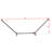 Mitre Steel Standard Hammock Stand