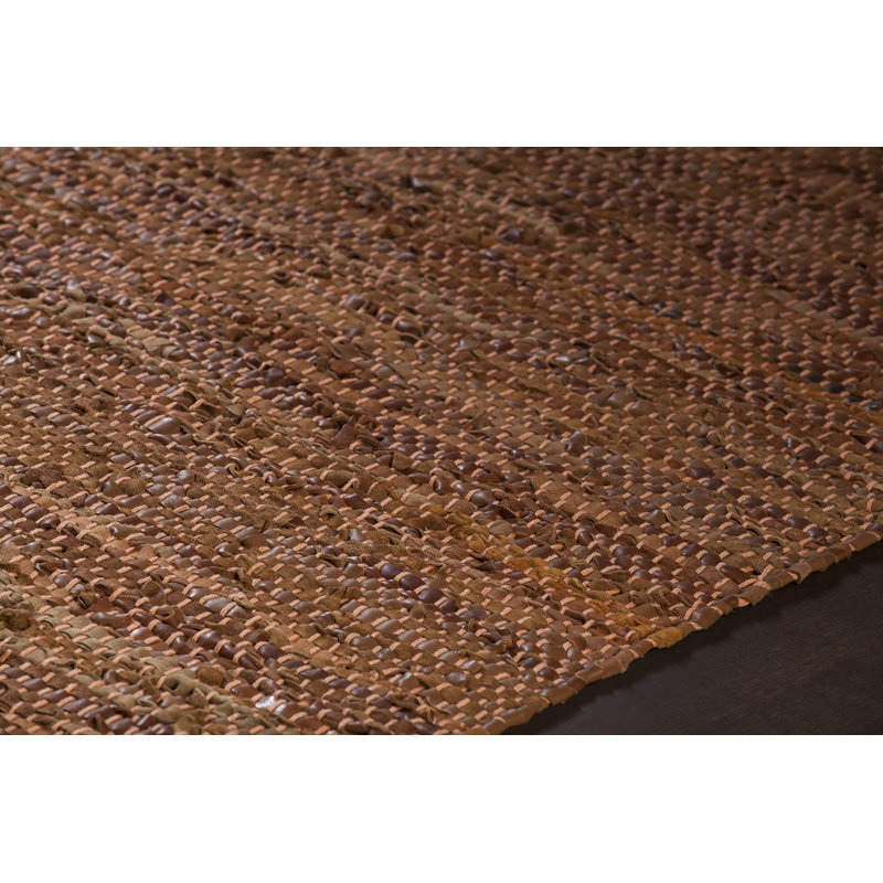 Saket Hand Loomed Modern Area Rug in Gold/Beige, Rectangle 3'6" x 5'6"