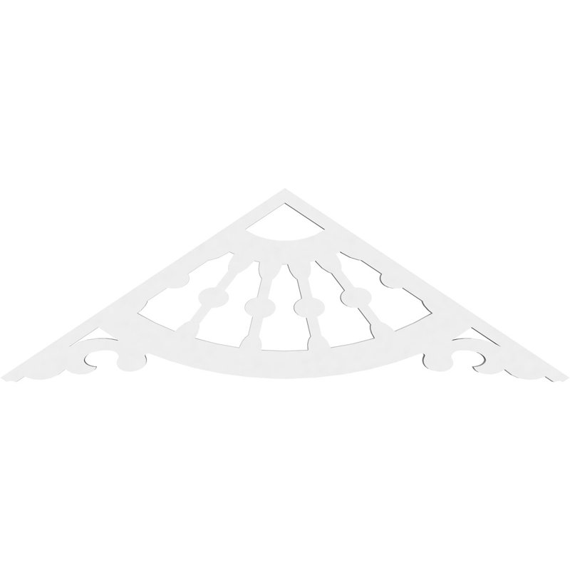 Roue de chariot à pignon en PVC de qualité architecturale, 36 po x 12 po x 1 po, 8 / 12, Plastique