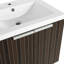 Modern Bathroom Sink With 24 Inch Resin Basin, Door Feature Vanity, Material Build, Contemporary