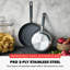 Bobby Flay by GreenPan PFAS-Free Nonstick Stainless Steel 8” and 10” Frypan Set-1408089383