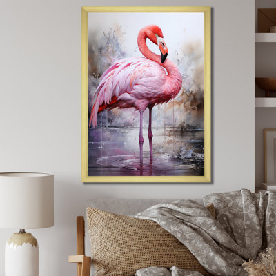 Hummna " Animal Coral Flamingo Delicate II "