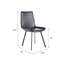 Chaise en cuir Fadak