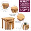 Edenbridge Solid Wood Nesting Tables