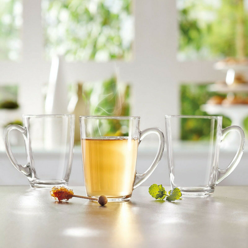 Cloverdale Glass Coffee Mug