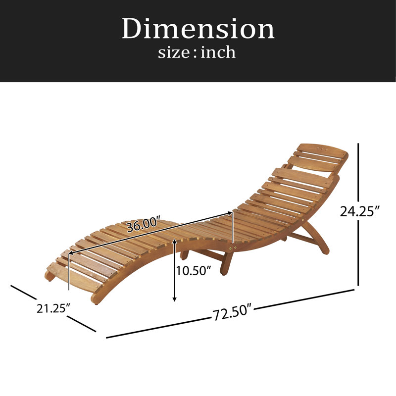 CHAISE EN BOIS PLIABLE ET PLIABLE, Brun
