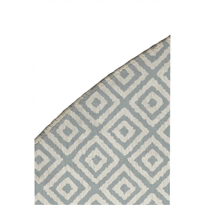 Tapis d'extérieur antidérapant Ikat Grunge, Rond 5 pi