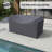 Yentin Straight Wicker Patio Loveseat Cover