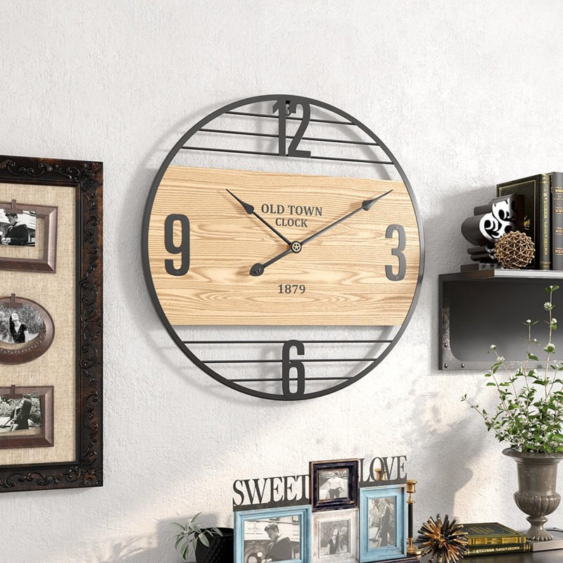 Aceston Metal Wall Clock
