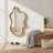 Irregular Wood Mirror – Asymmetrical Wooden Mirror Decor