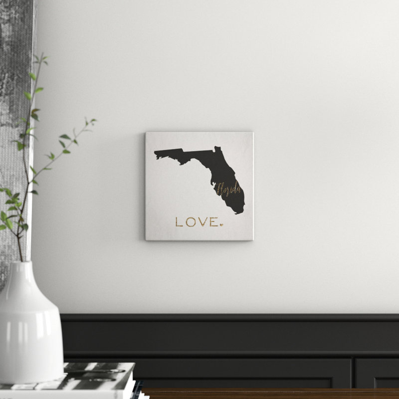 " Florida Love ", 20" H x 20" W x 1.5" D