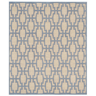 Della Hand Knotted Wool Geometric Area Rug