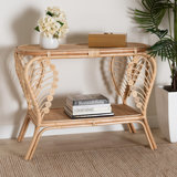 Roloff 39.4'' Rattan Console Table
