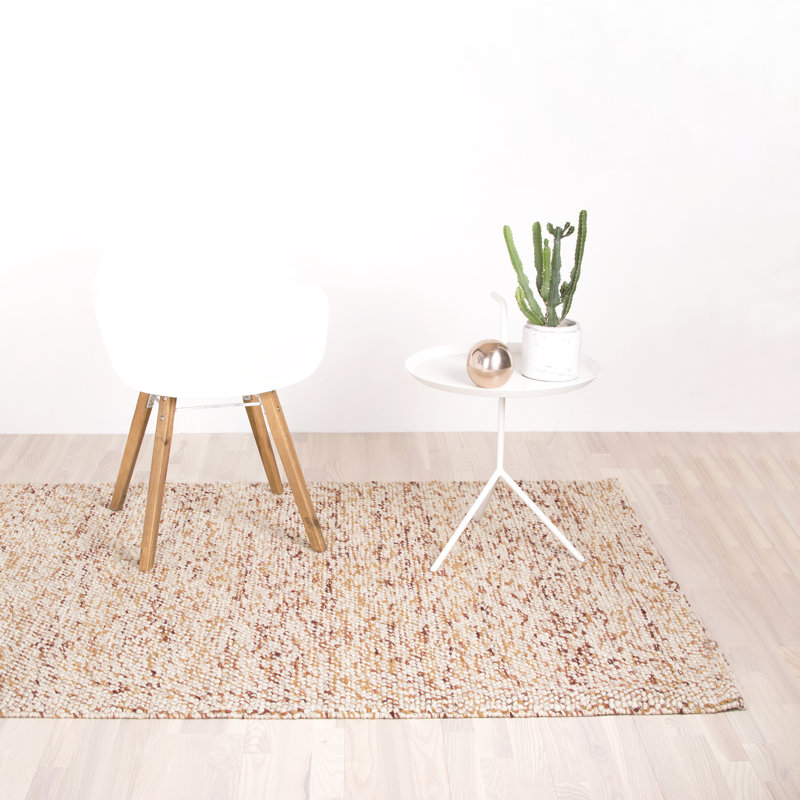 Jenks Solid Colour Hand Woven Area Rug, Rectangle 200 x 290cm