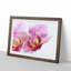 A Pink Orchid Flower - Framed Print-55450885-55450888