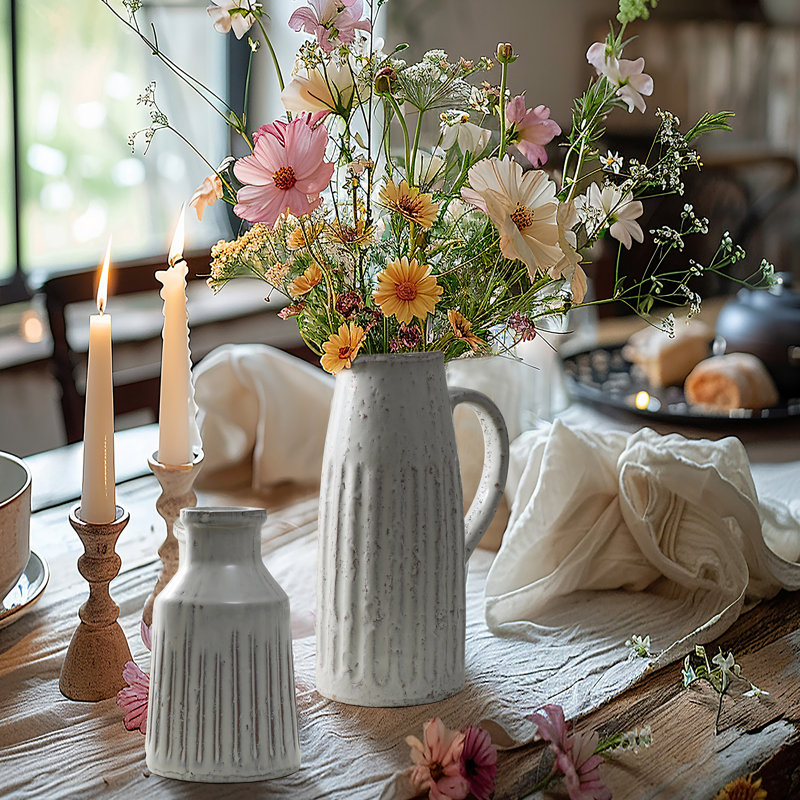 Cellus Handmade Stoneware Table Vase