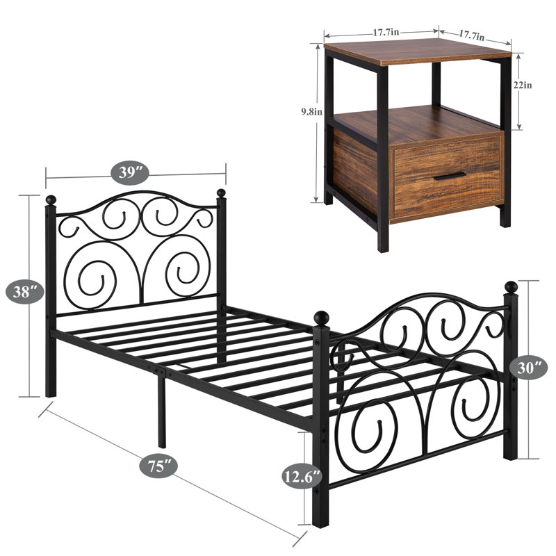 Ensemble de chambre auxter Auxter, Brun, Simple