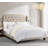 Upholstered Bed Frame - Luxurious Headboard, Elegant Platform Design, Ideal for Transforming Your Bedroom into a Haven of Comfort-1090611118-1098478900