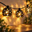 11-Foot Star Lantern String Lights with 10 G40 Bulbs