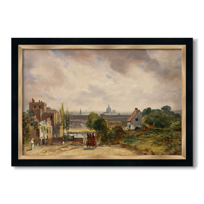 La maison de sir Richard Steele, Hampstead, v. 1832 - John Constable - Toile encadrée sur mesure